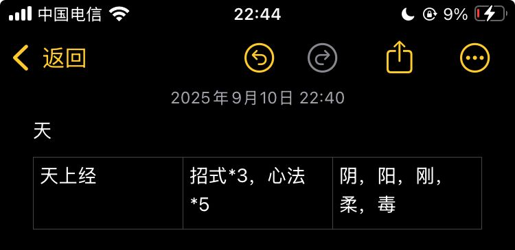 剑系金色及以上可学功法以及被动截图