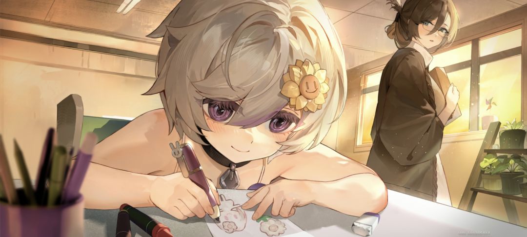 「灰发少女」 3