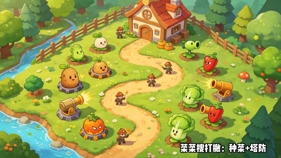 菜菜搜打撤：当种菜加上搜打撤截图