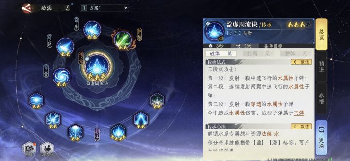 【演武搭配分享】水系金丹功法搭配推荐截图
