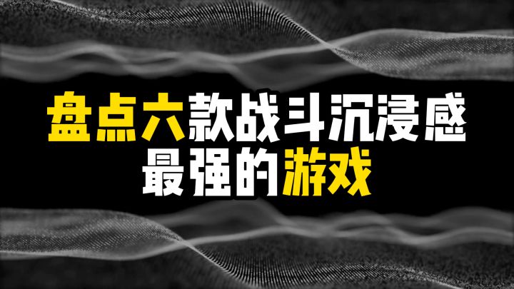 盘点六款战斗沉浸感最强的游戏截图