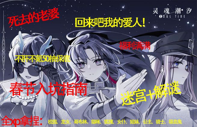 灵魂潮汐——那些我死去的老婆们(附春节入坑指南)截图