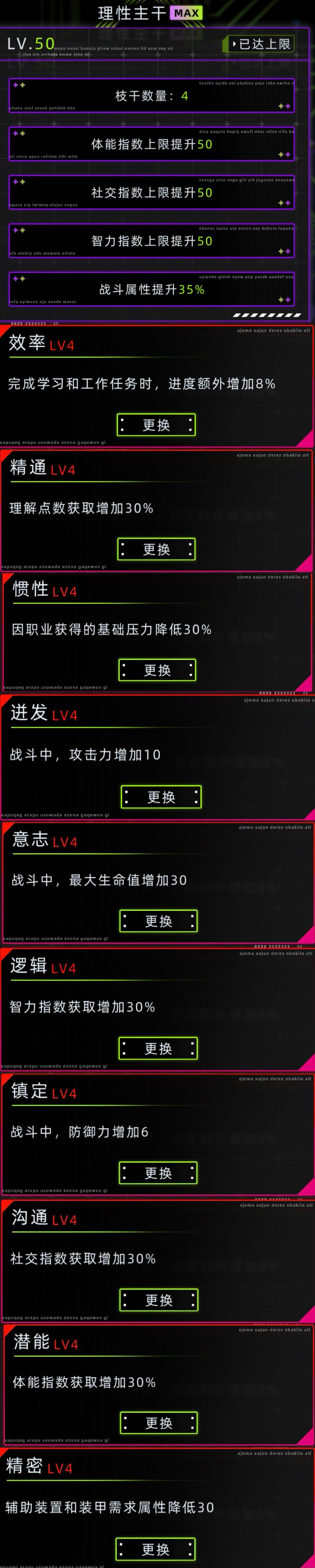 世界树主干枝丫一览 2