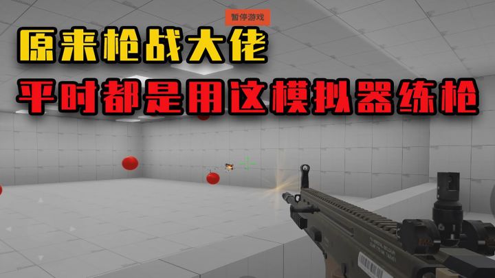 原来枪战大佬,平时都是偷偷用的这款模拟器练枪截图