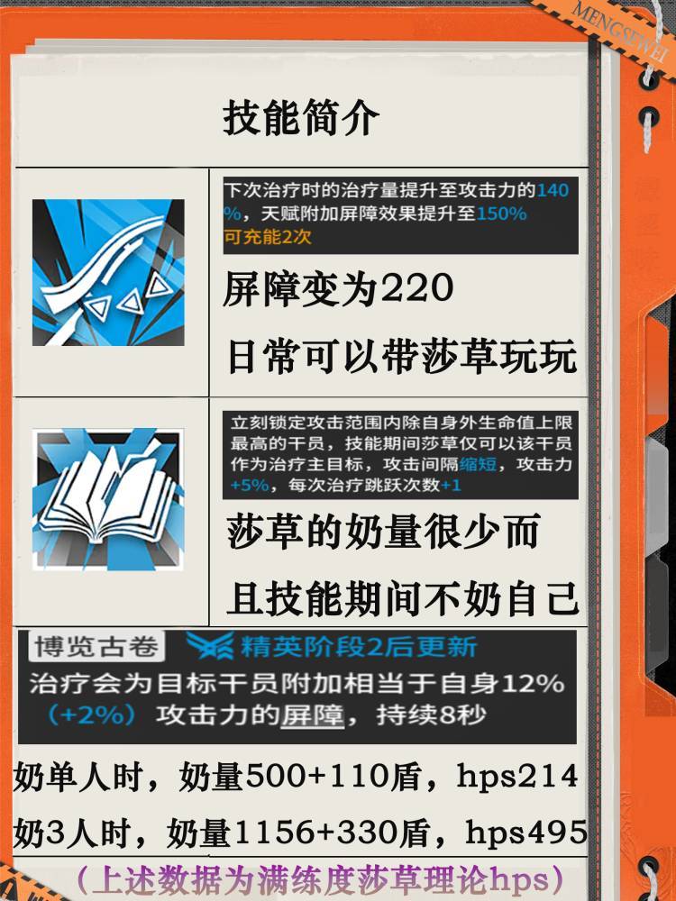 干员测评:莎草-强度百分百 3