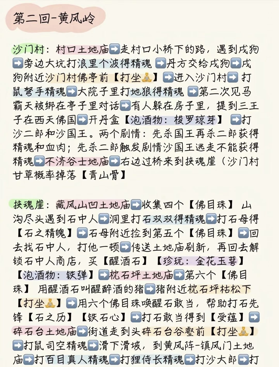 黑神话悟空,攻略用这9张图给你写明白! 2