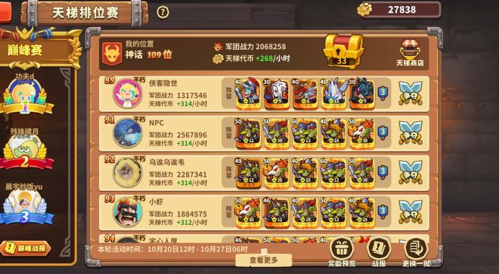 是合区了吗?怎么这周排位赛一下多了这么多高战力截图