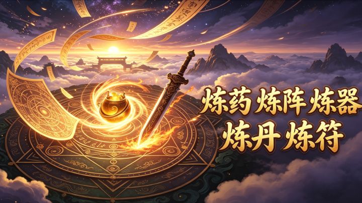 最简单炼丹炼器炼符炼阵炼药攻略来了!!!截图