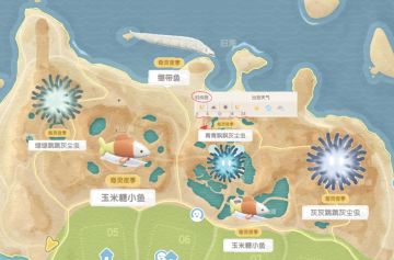 奇灵夜新虫子和新鱼位置（常规天气一图流）