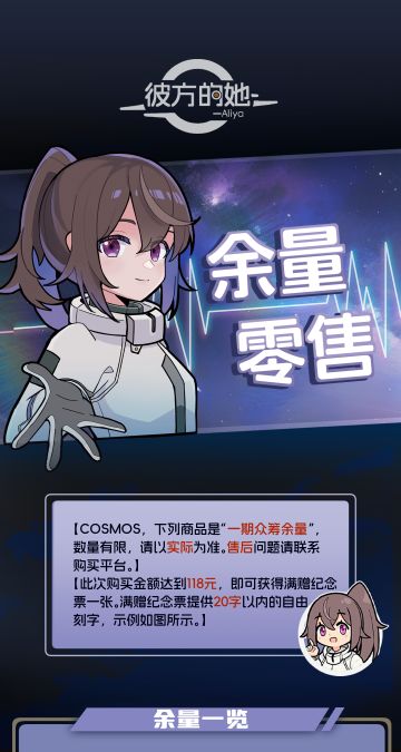 久等了！一期众筹余量上线！