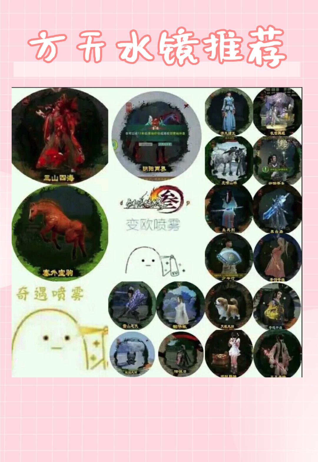 方天水镜奇遇推荐附奖励预览截图