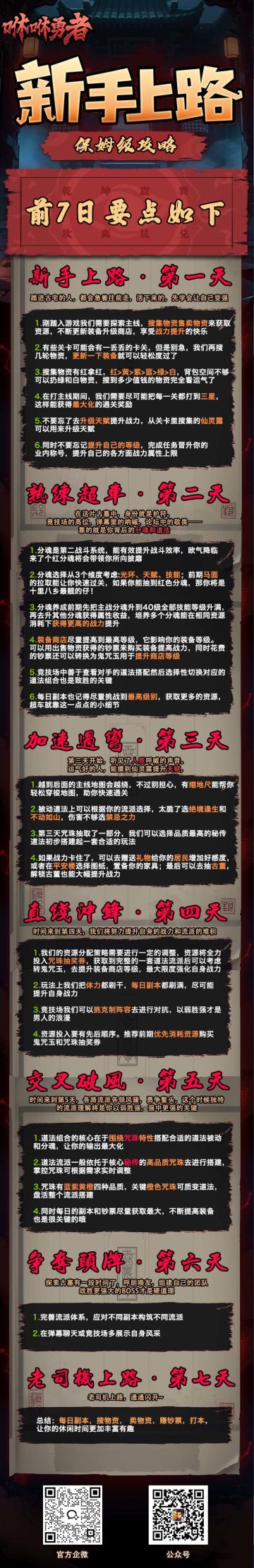 新手前七日开荒攻略