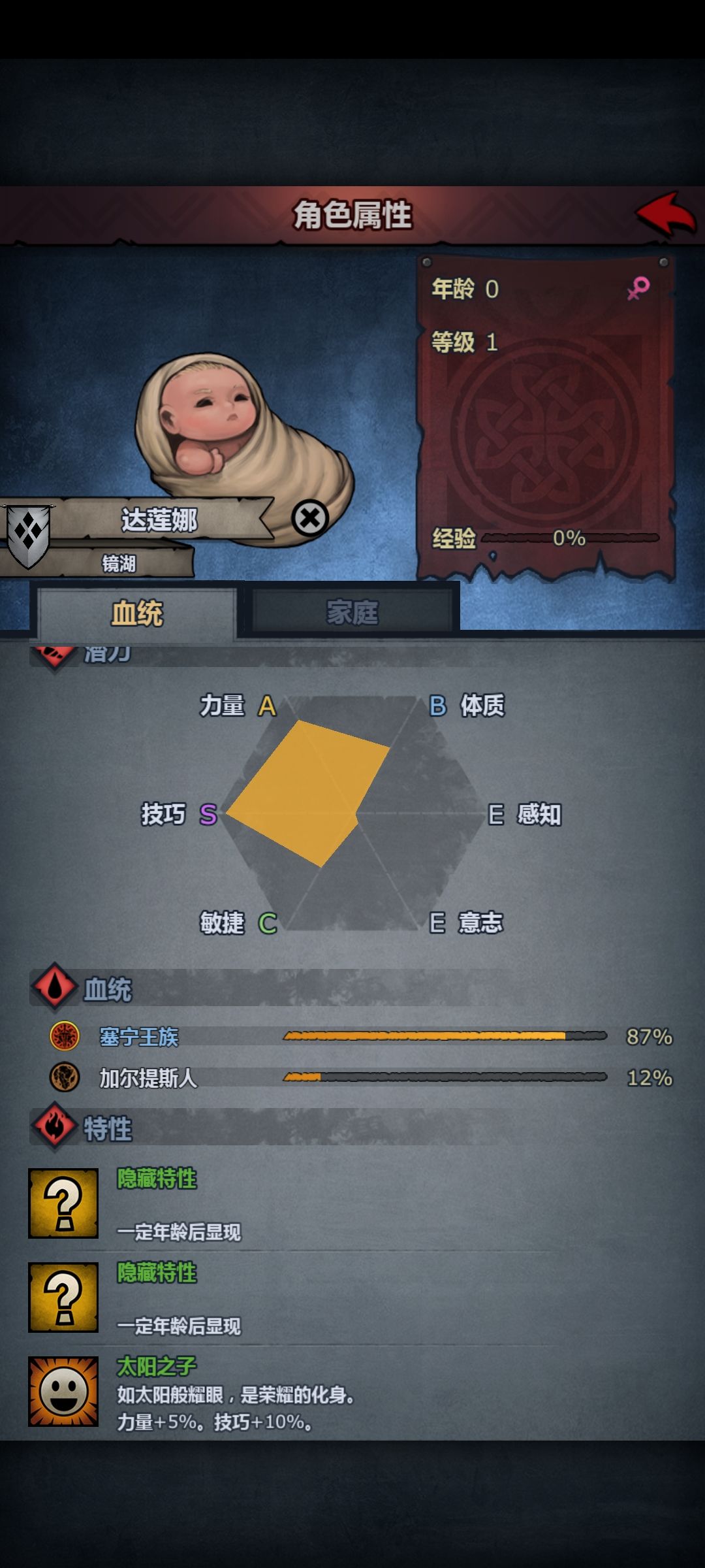 血统还有不是100% 1