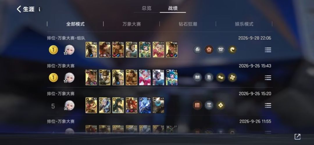 分享我使用的阵容 1