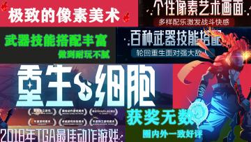 【重生细胞】像素格斗的鼻祖？依靠它硬核的操作和炫酷的打击效果一路斩获无数奖项。