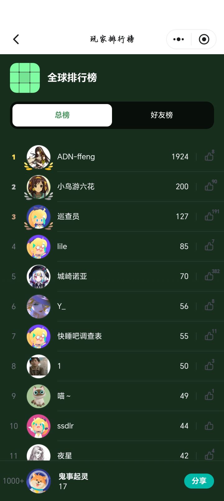 没招,每回都在17截图