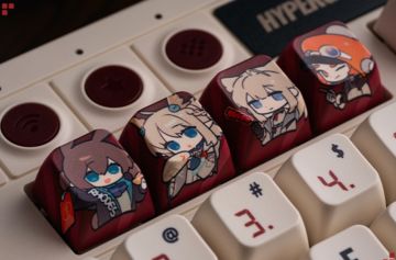 八位堂 × 鹰角网络 Retro87 复古键盘礼盒来了！