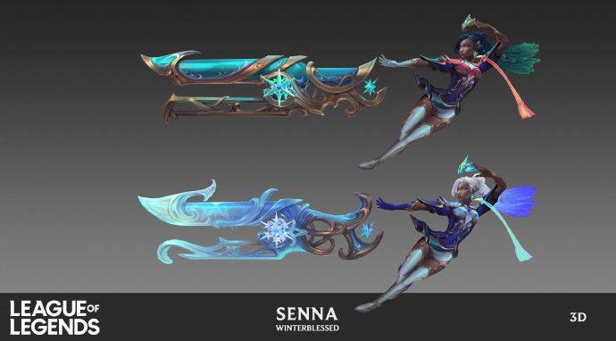 【北极星神 赛娜】皮肤设计稿公布 5