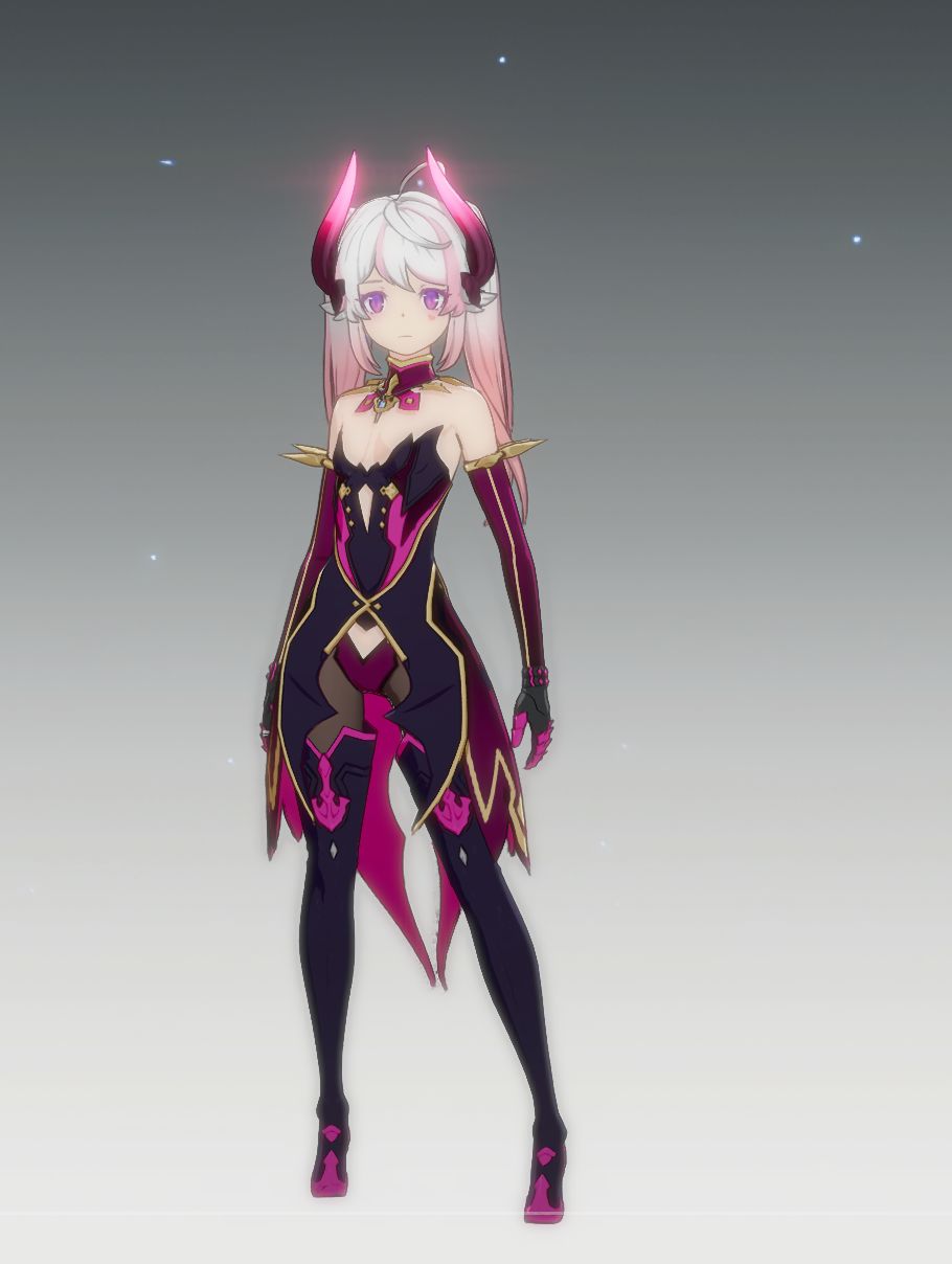 粉紫色小魅魔 1