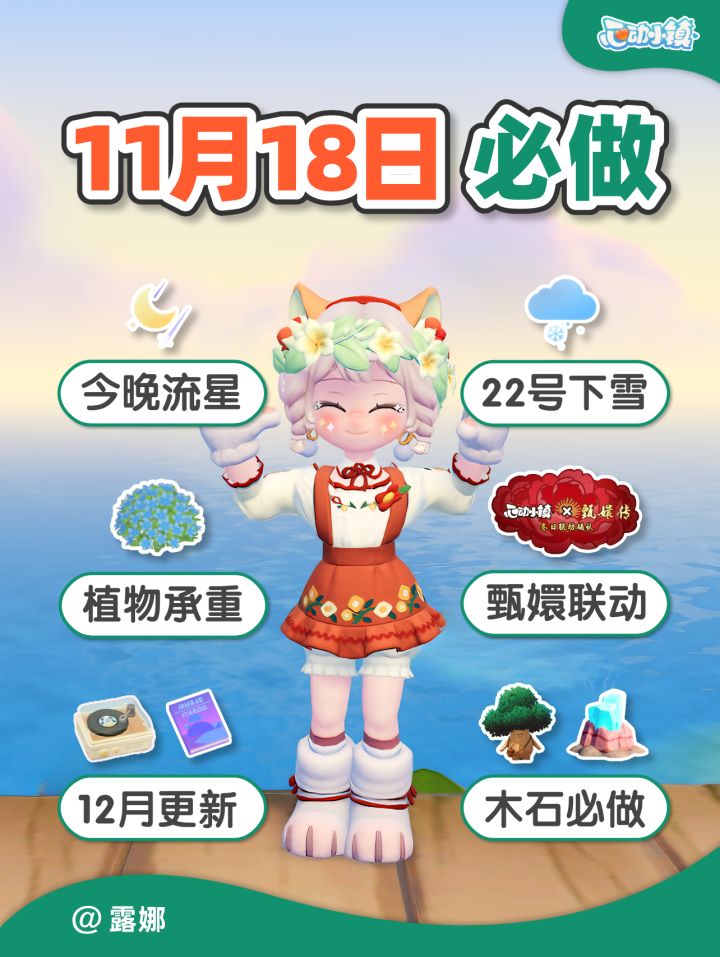 11月18日 今晚流星 植物承重 甄嬛联动 下雪截图