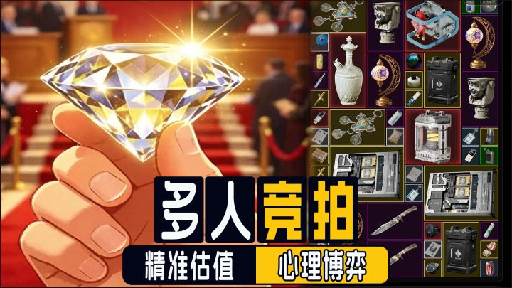 多人在线实时竞拍→赚还是赔?全看你的眼力和胆量!截图