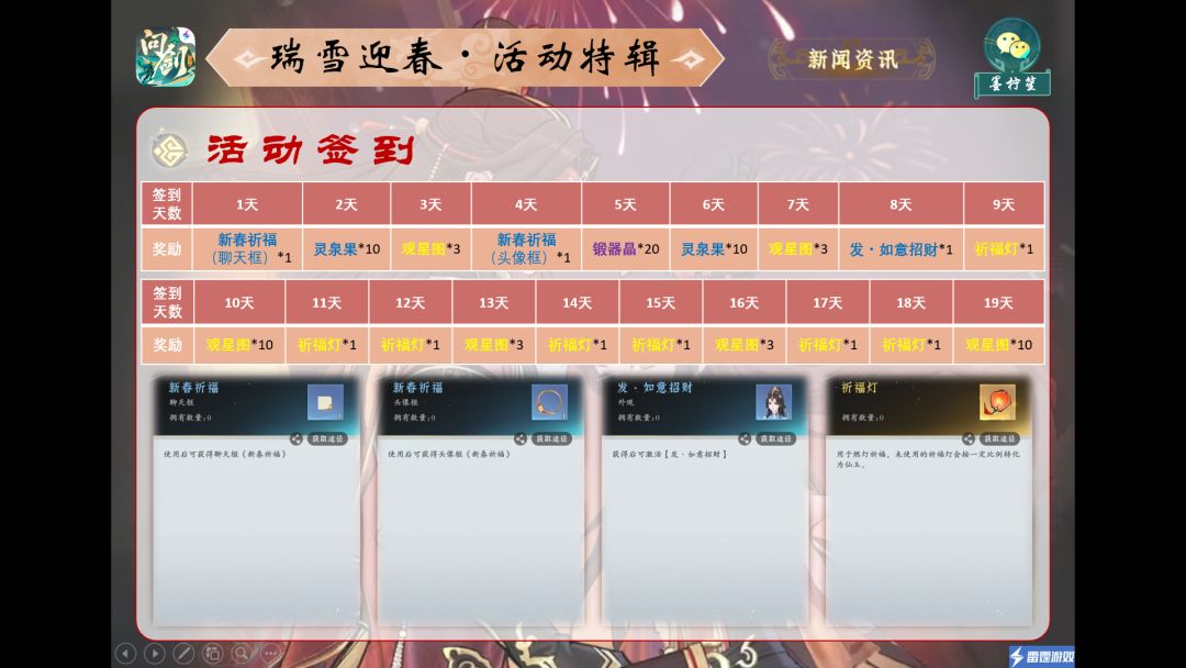 新春迎春活动详览 2