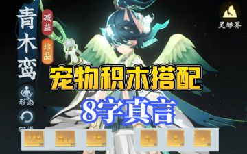 宠物积木搭配8字箴言