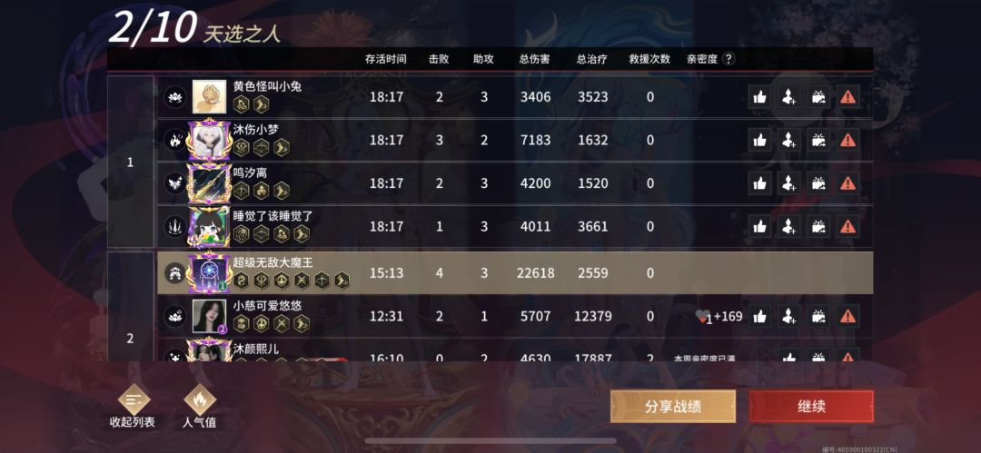 他们一队伤害还没有我一个人高 1