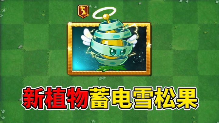 植物大战僵尸2:新植物情报-蓄电雪松果!截图