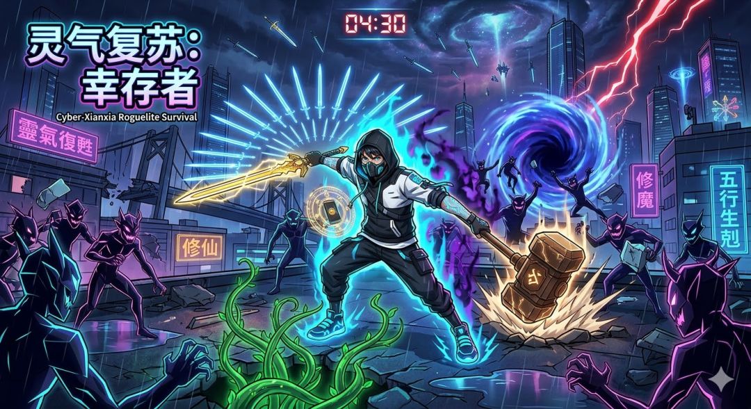 《赛博修仙》 Roguelite 割草手游 1