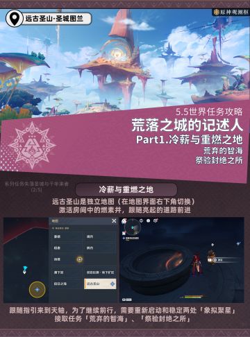 【V5.5】世界任务攻略：荒落之城的记述人