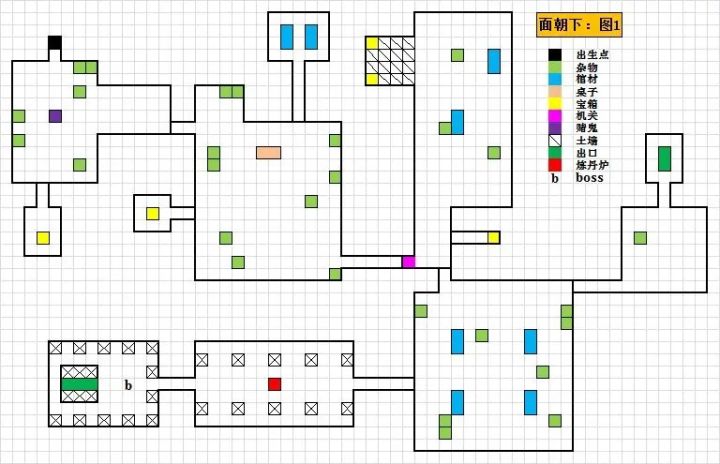 面朝下-魔窟地图-方便自己看截图