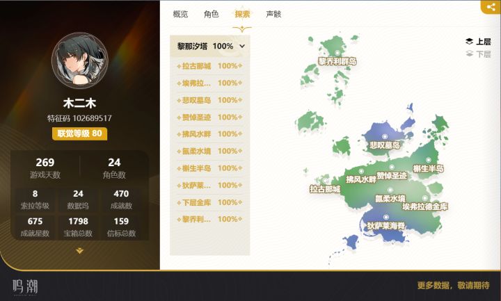 100%探索达成!截图