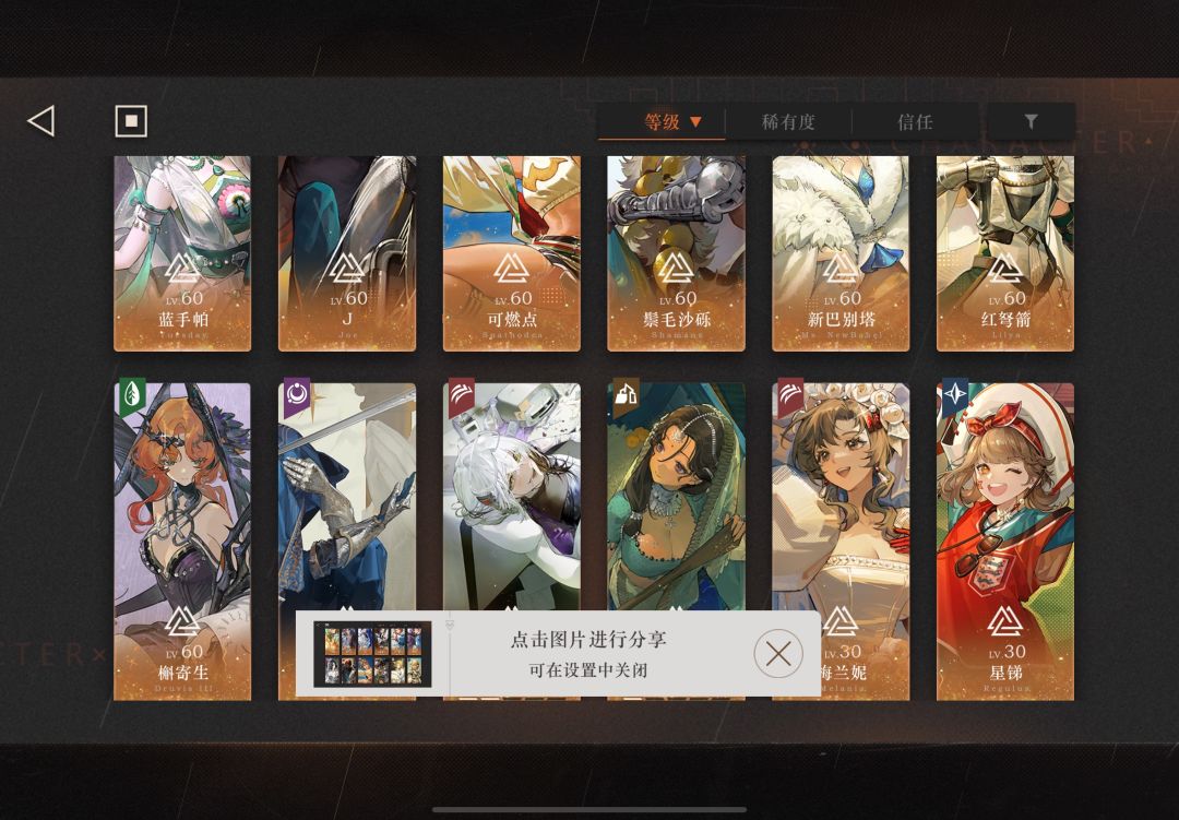 全图鉴全练度全限定满,俩联动也是满塑了 7