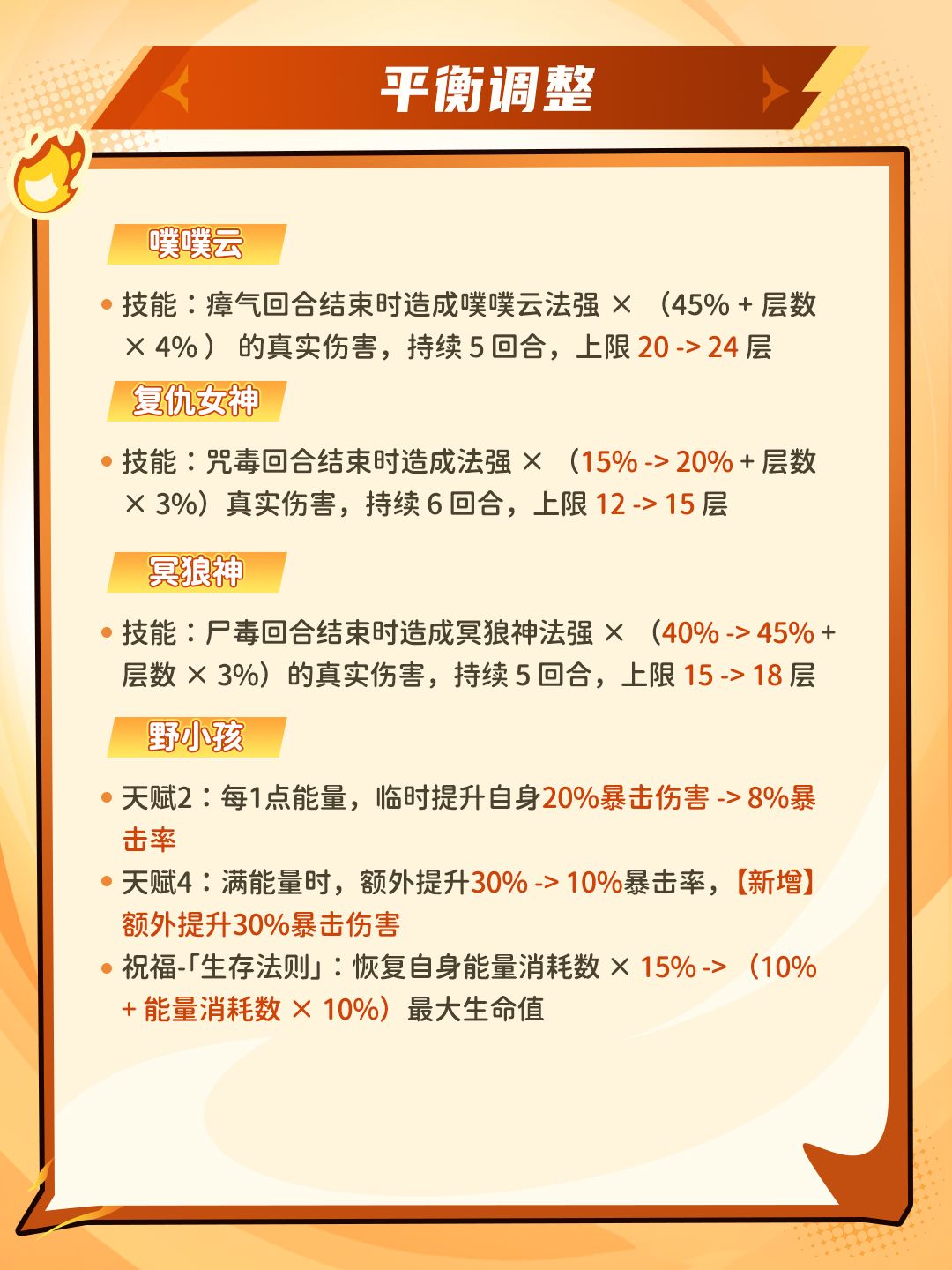 【版本更新爆料】多项平衡调整优化,祝福冲刺活动限时开启! 10