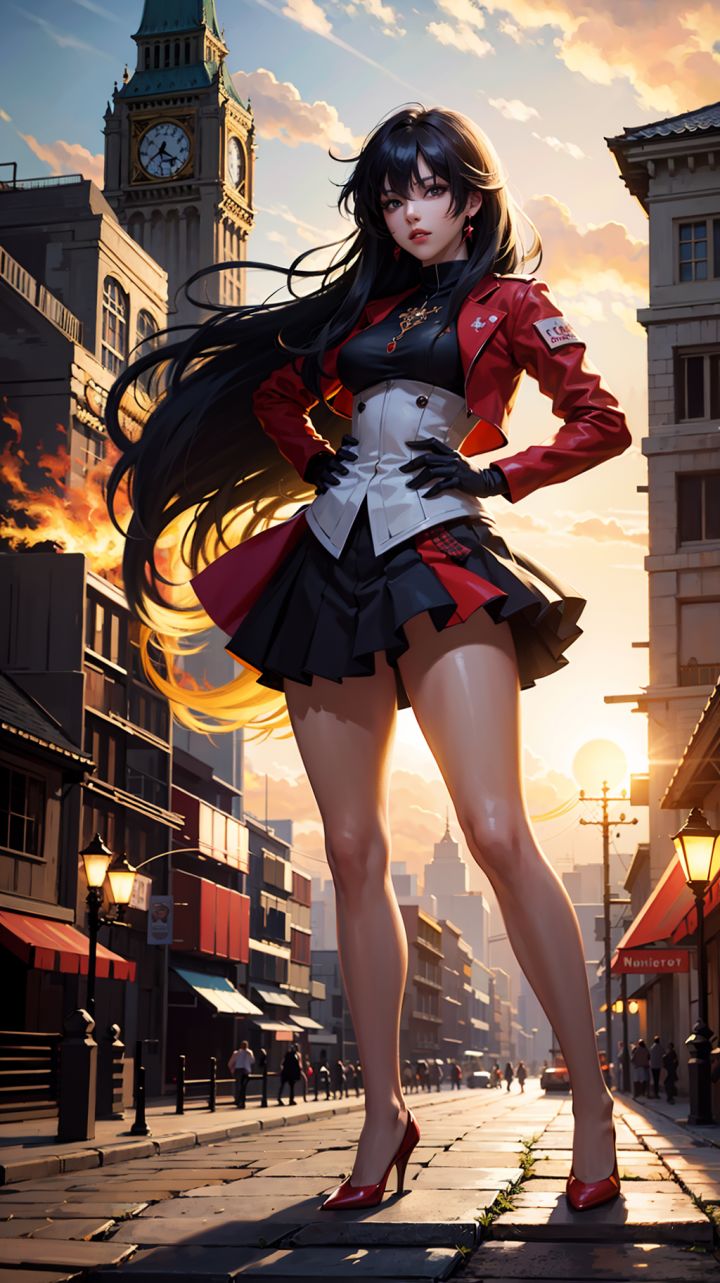 魔女叉腰杀截图
