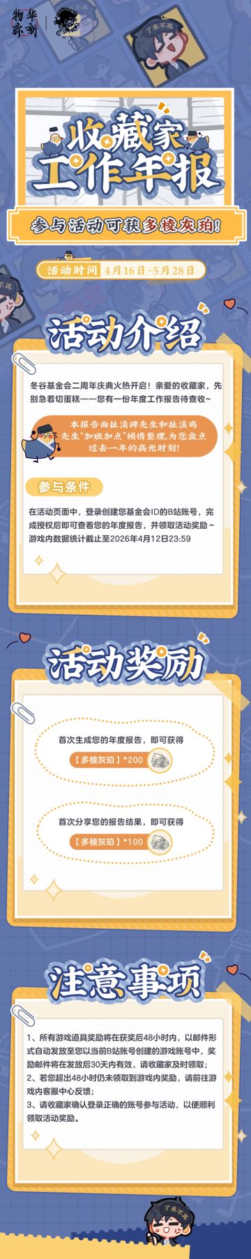 二周年「收藏家工作年报」活动开启！