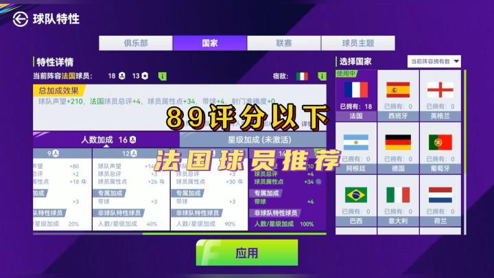 最佳球会平民法国套球员推荐详解!截图