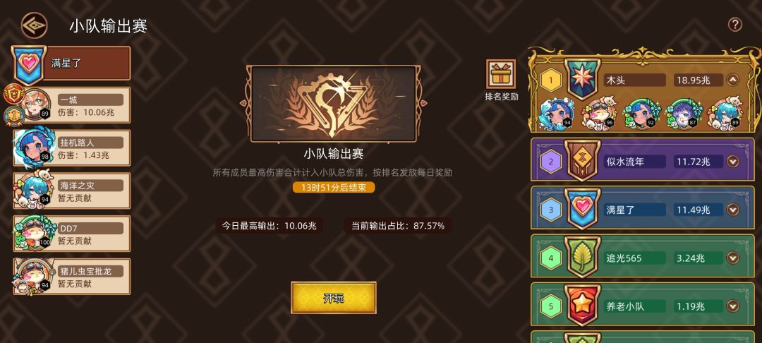 零氪玩家,船长终于满星了。 2