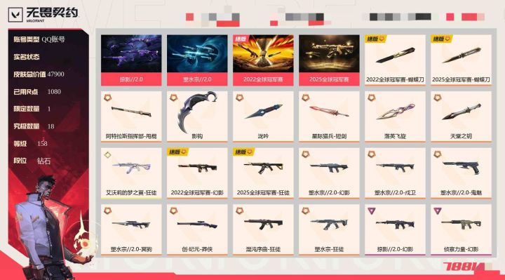这端瓦号全热门皮肤15张没毛病吧截图