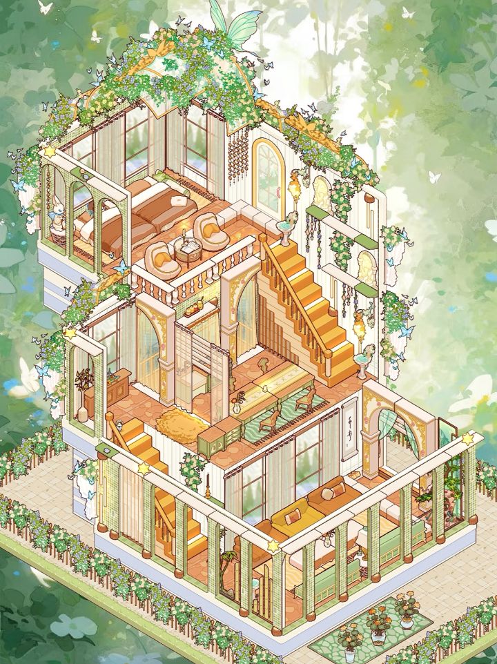 拥有通透落地窗和海景小露台的轻法式小家截图