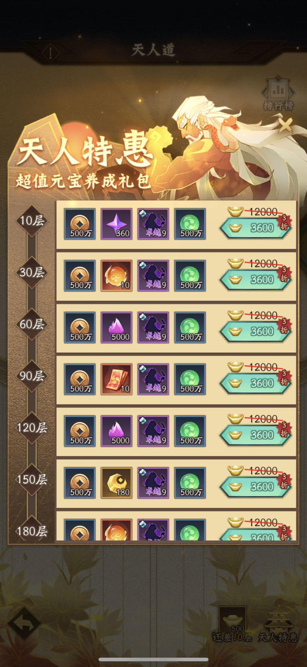 官服1区零氪第八天战力171W 8