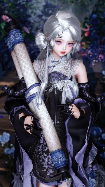 花萝！！！校服的神！！！这脸型真是近来看到最美的了