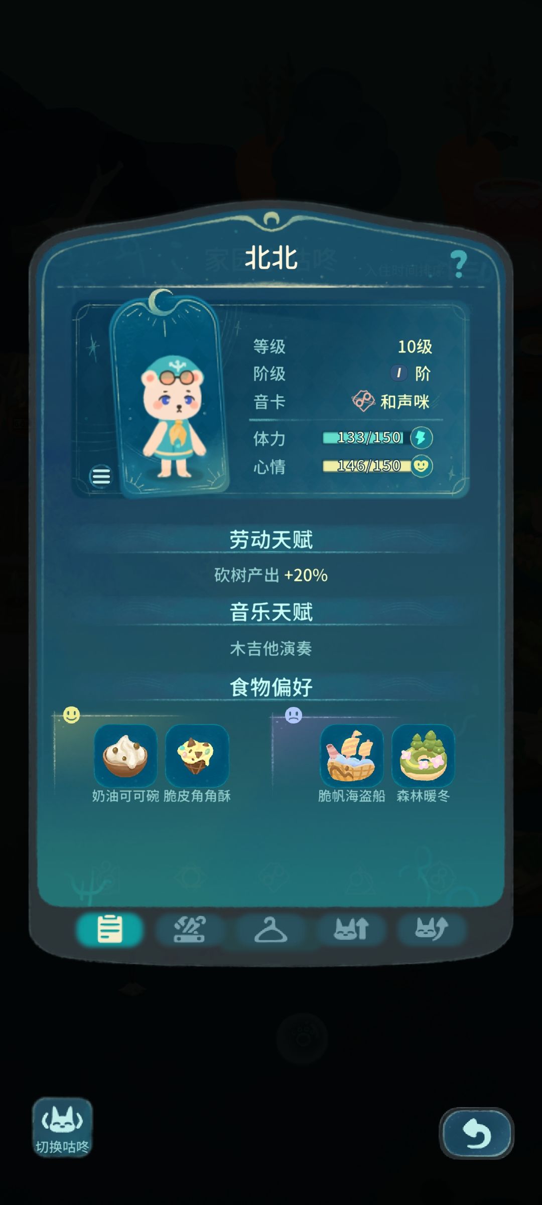小咕咚食物偏好图（二测数据） 2