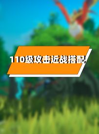 【攻略】110级攻击近战搭配推荐来了！速看