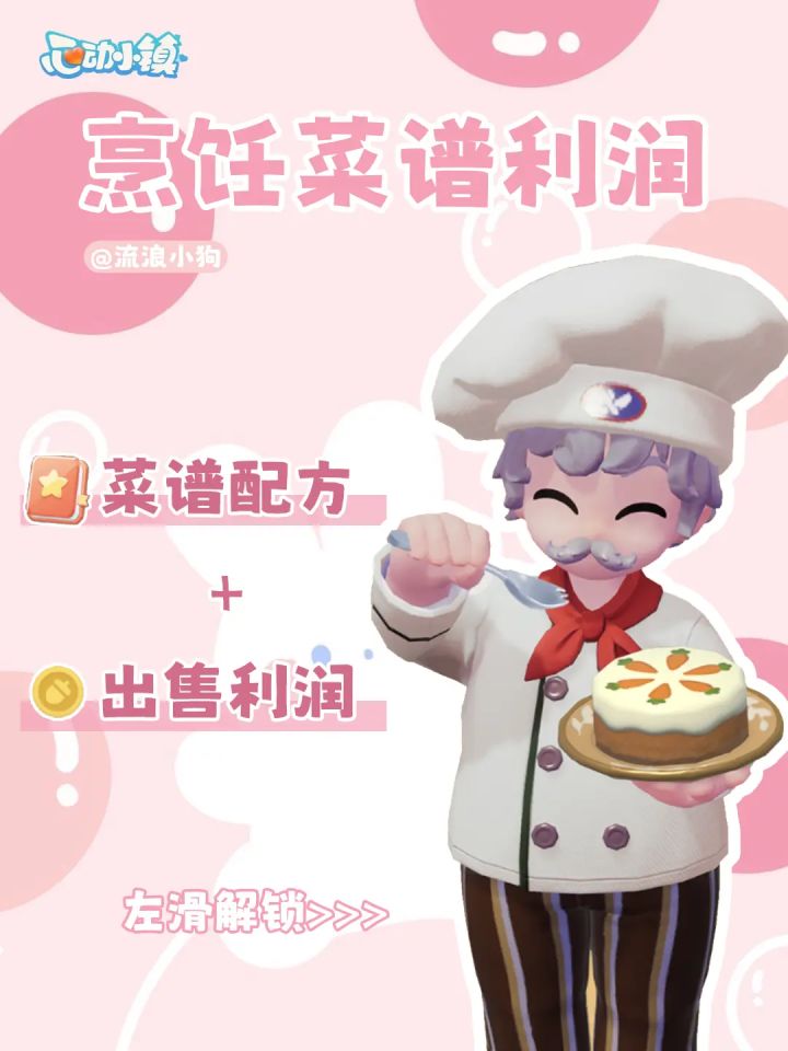 心动小镇｜烹饪菜谱配方及利润大全截图