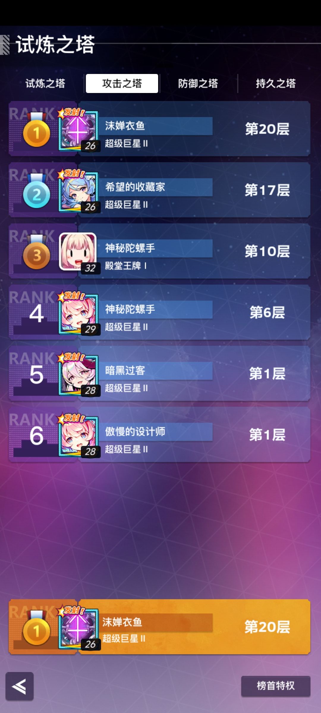 二区的人没啥卷欲啊,我这还能登顶的 1