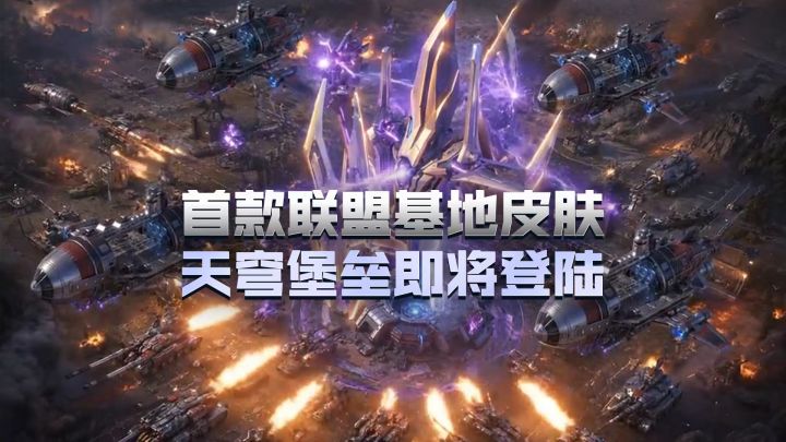首款联盟基地皮肤：天穹堡垒即将登陆截图