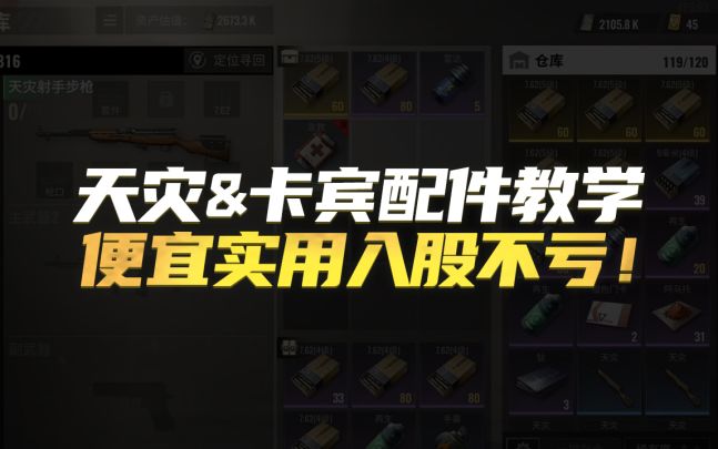 【砖友投稿】天灾&卡宾配件教学，便宜实用入股不亏！截图