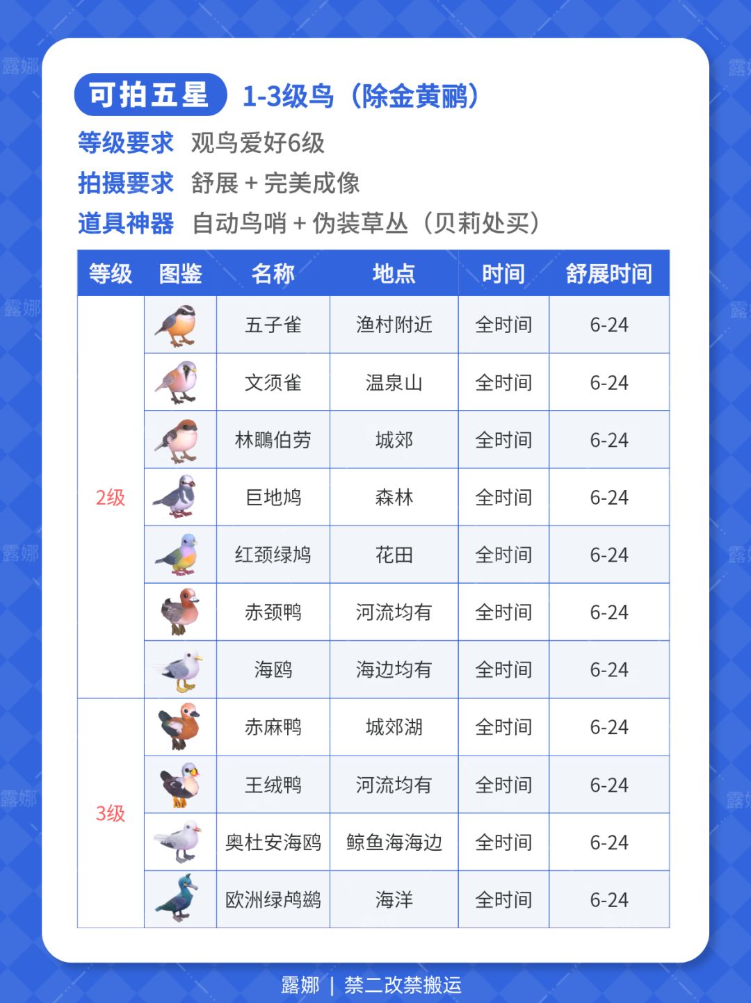 心动小镇 6月6日 下雨天必做攻略 鸟虫鱼 9